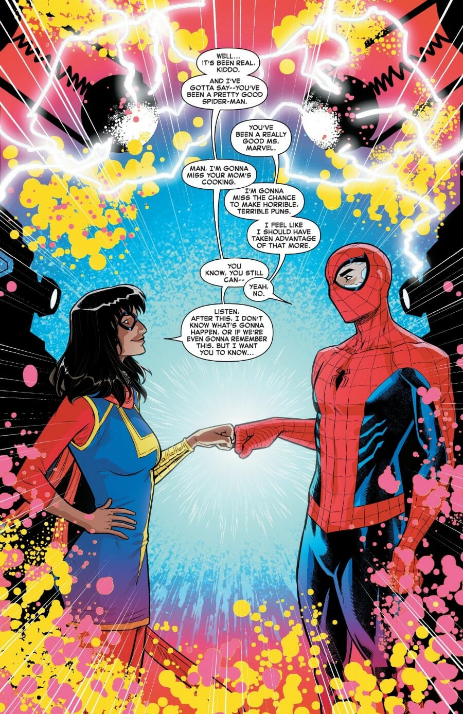 Marvel Team Up 3 Spider Man Ms Marvel Moment Comic Book