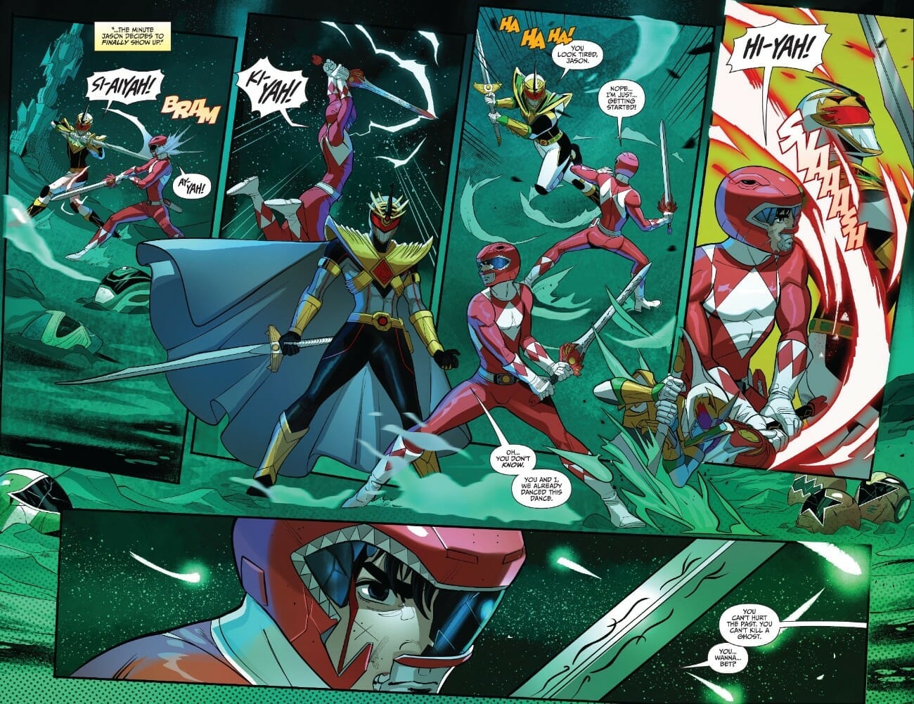 Power Rangers 23 Rangers Go Go Power Rangers 23 Red Ranger Jason Scott Defeats Drakkon - Comic ...