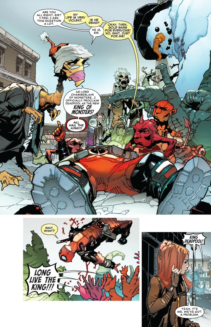 Deadpool 1 King Of Monsters Deadpool Comic Book Revolution