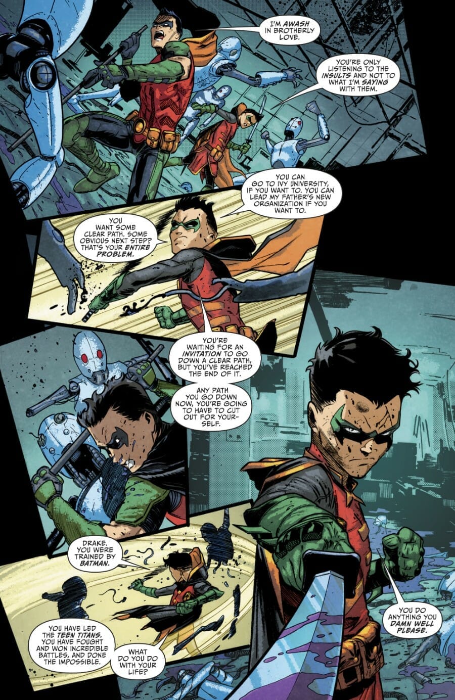 Robin 80th Anniversary 100 Page Super Spectacular 1 Damian Wayne Honest With Tim Drake Comic Book Revolution