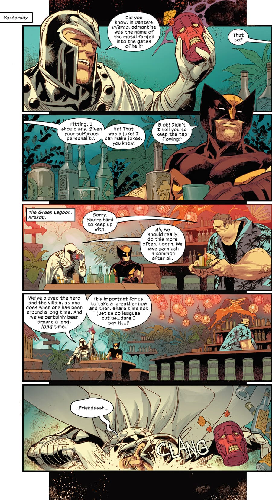 Wolverine 3 Logan Gets Magneto Drunk Comic Book Revolution