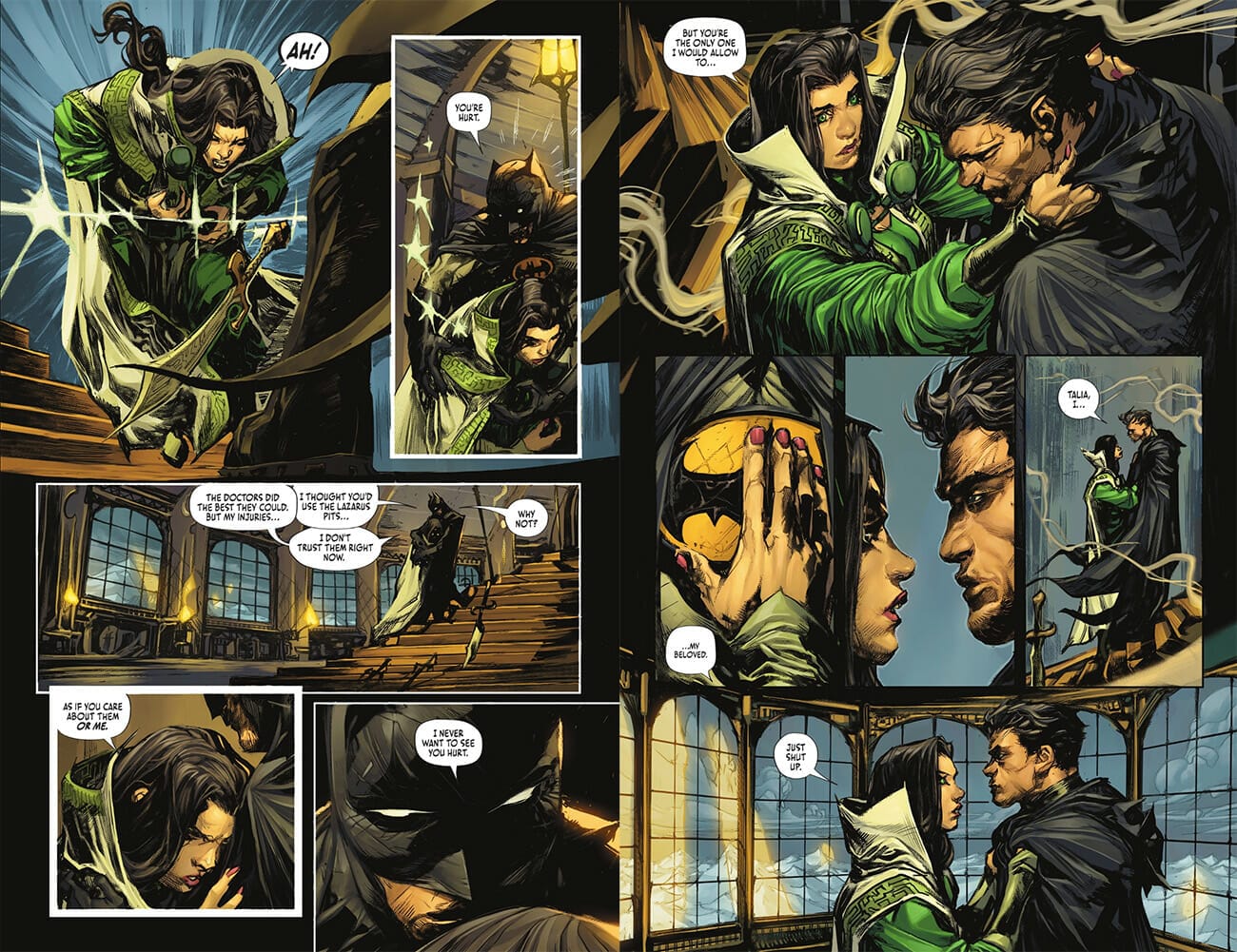 Batman 122 Bruce Wayne Talia Al Ghul Moment Comic Book Revolution