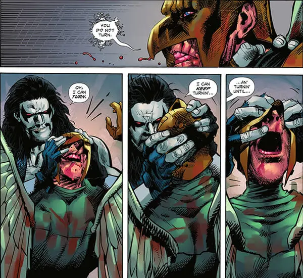Lobo kills Anti-Living Thanagarian