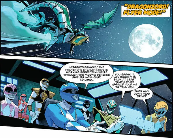Dragonzord Flyer Mode Debut