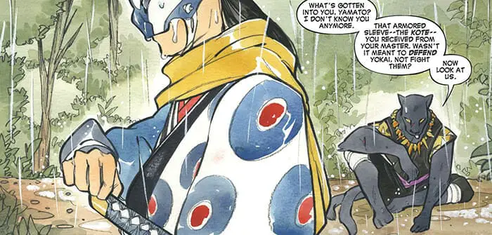 Tension Between Demon Days Versions of Captain America and Black Panther