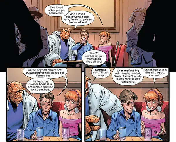 Ben Grimm and Alicia Masters Relationship Past