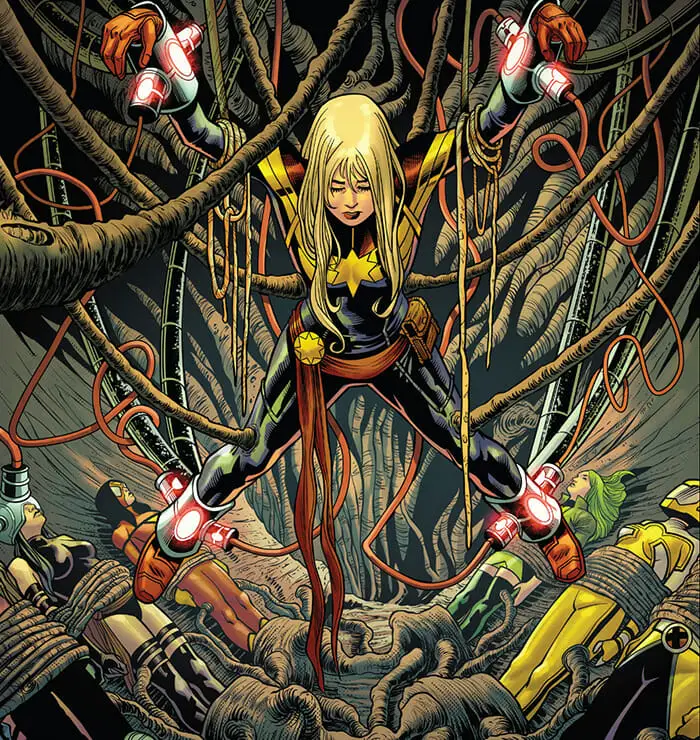 Brood Capture Captain Marvel & X-Men