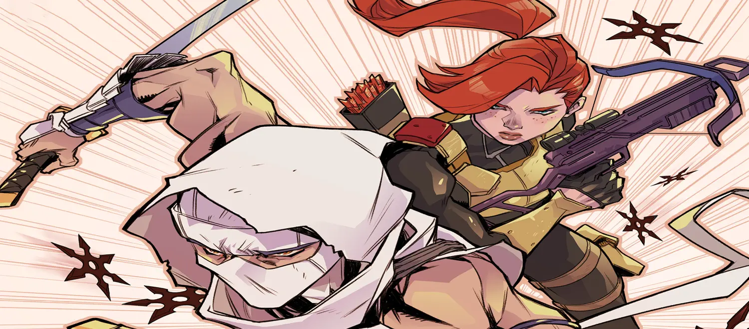 Scarlett #2 Preview - Energon Universe Meets Clan Arashikage!